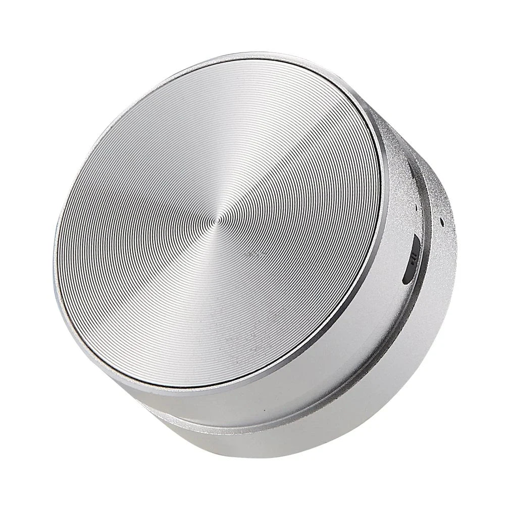 Bone Conduction Speaker - Wireless Sound Tech | Portable Sound device with sleek metallic finish, compact design ideal for versatile audio use