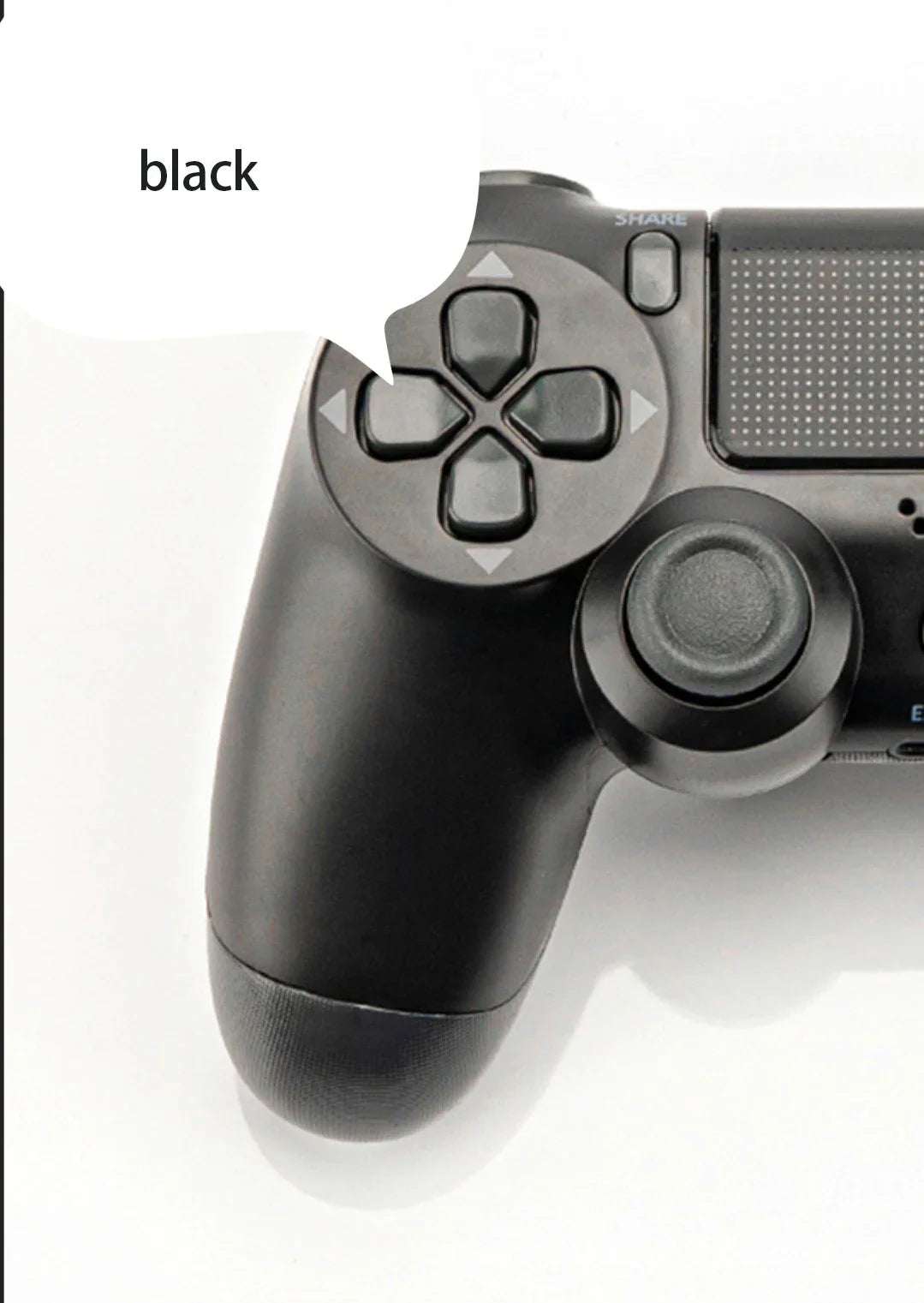 Wireless Bluetooth Gamepad Box Joystick with motion sensor in sleek black design. Ideal for immersive gaming with responsive controls and ergonomic grip.