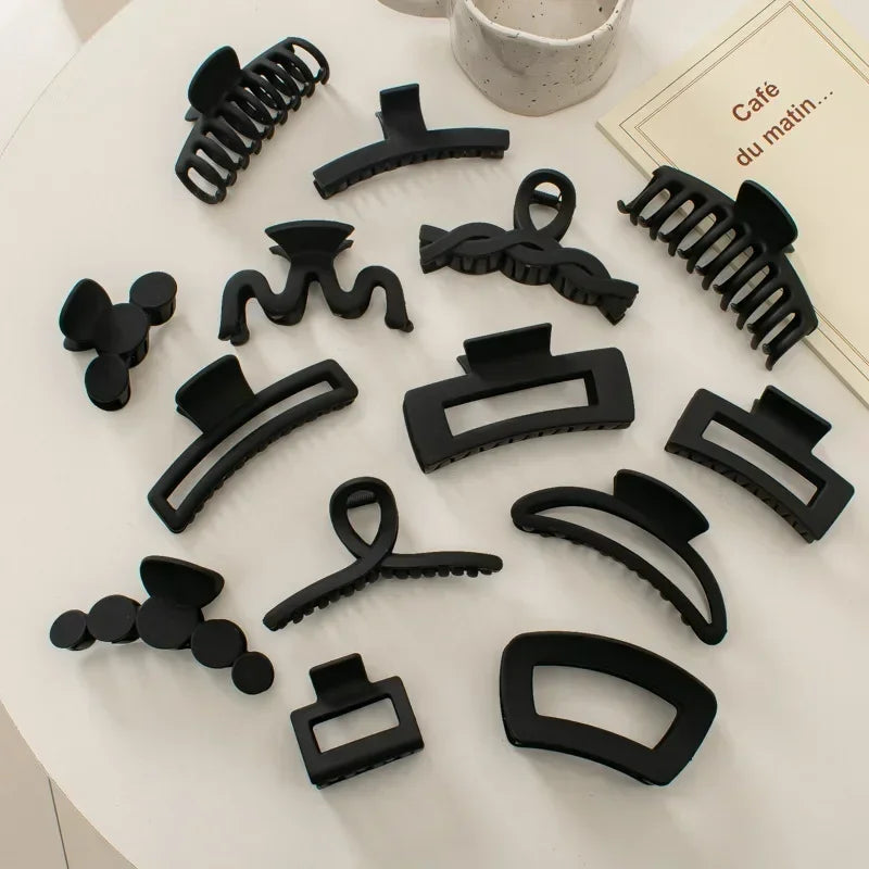 Korean Style Black Large Hair Claws