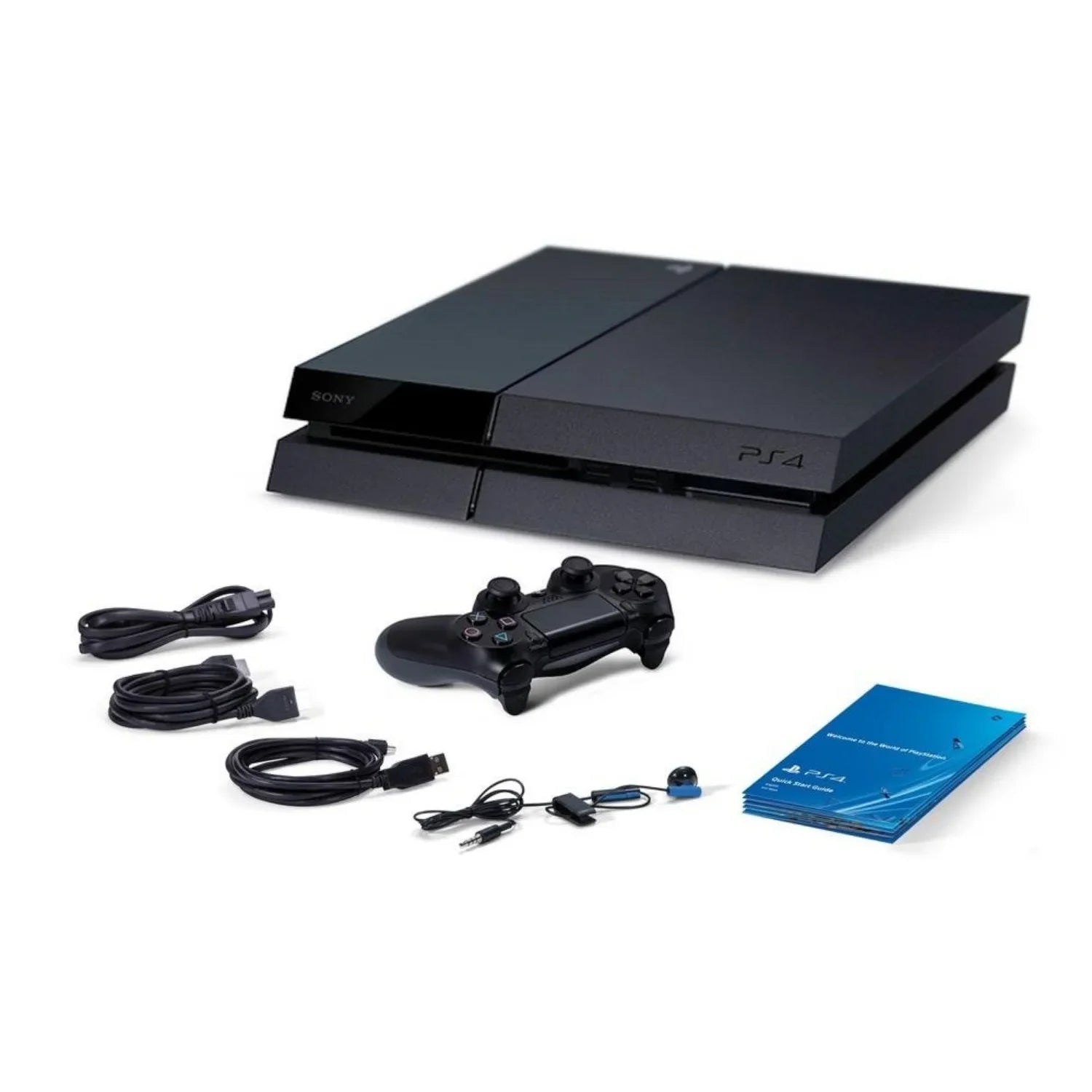 Gaming Console - Sony PlayStation 4 Slim 1TB Black with DualShock 4 controller, ideal for smooth gameplay and classic gaming experiences.