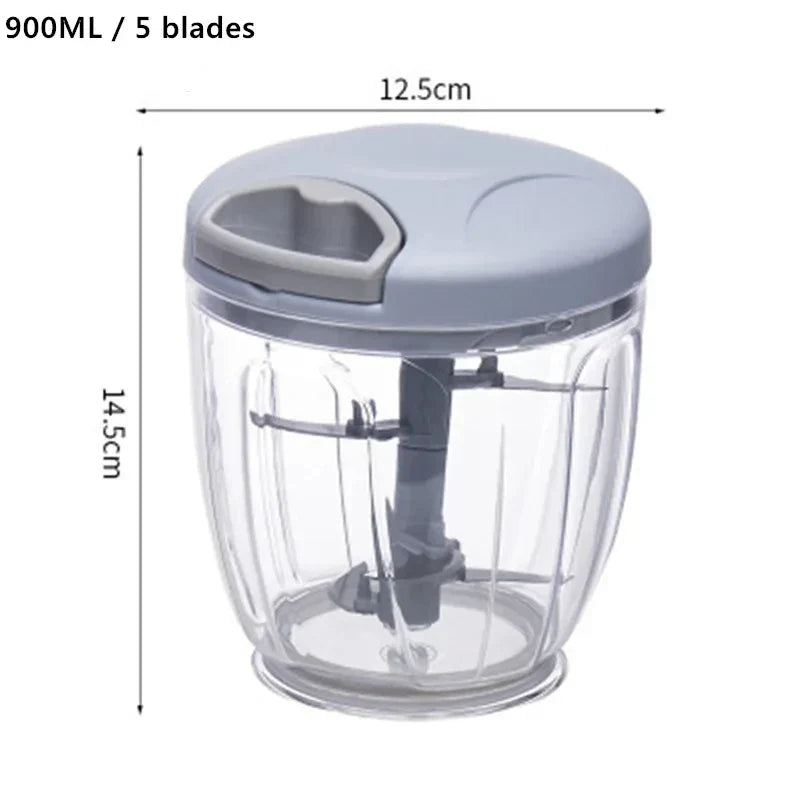 Manual Meat Mincer Garlic Chopper