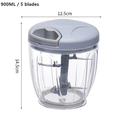 Manual Meat Mincer Garlic Chopper