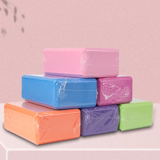 EVA Gym Log Brick Blocks - Home Exercise Foam | Compact & Durable