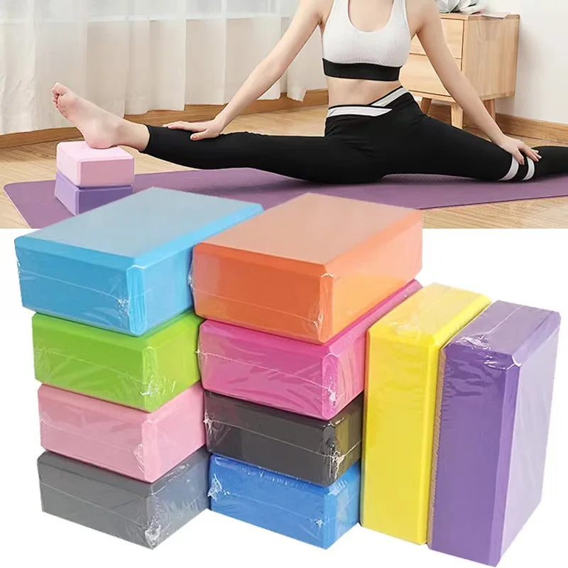 EVA Gym Log Brick Blocks - Home Exercise Foam | Compact & Durable