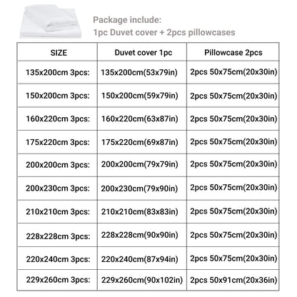 Double Comforter Bedding Cover Set


