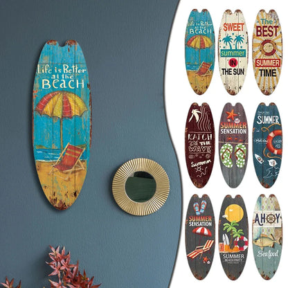 Vintage Wooden Printed Door Sign