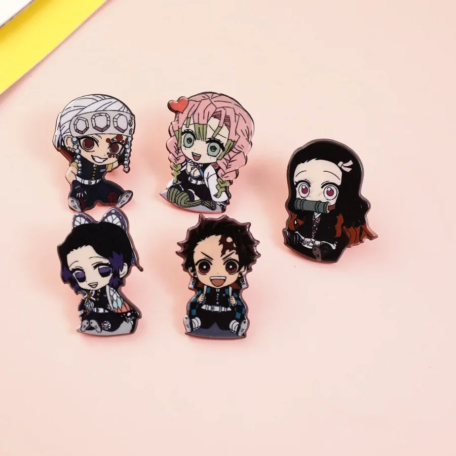 Demon Slayer New Acrylic Brooch Badge