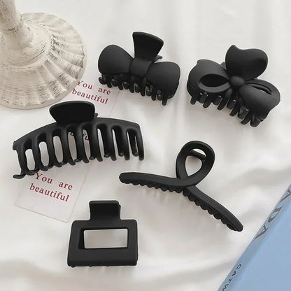 Korean Style Black Large Hair Claws