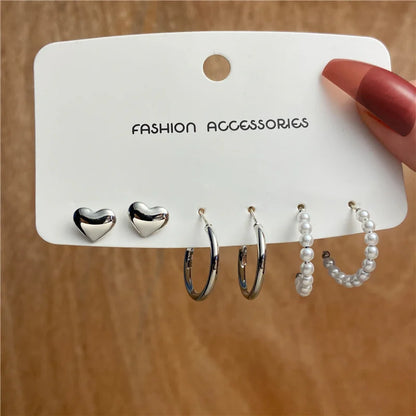Vintage Crystal Stud Earrings