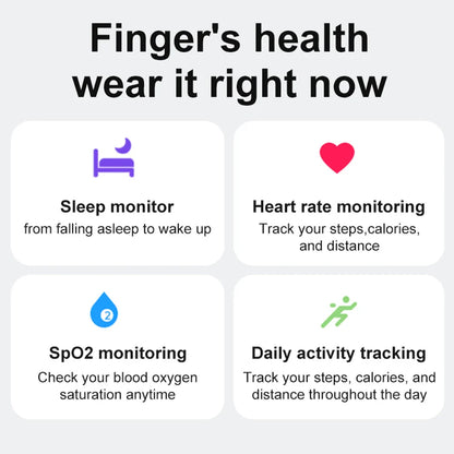 Gold Sports Fitness Tracker Ring with smart sensor, designed for daily activity tracking including steps, distance, and calories burned. Ideal for women’s fitness.