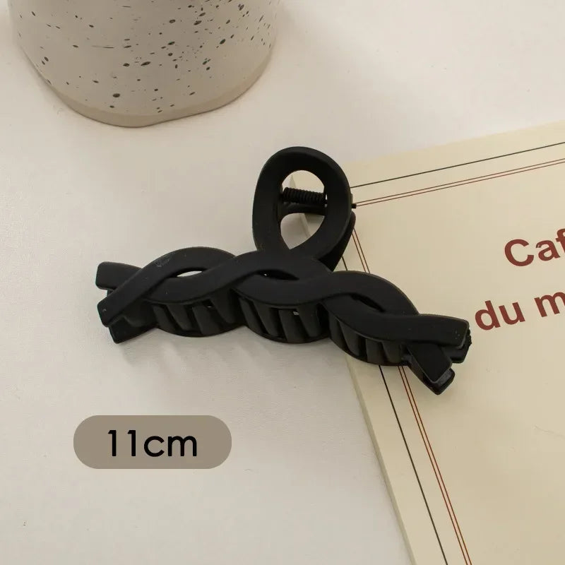Korean Style Black Large Hair Claws