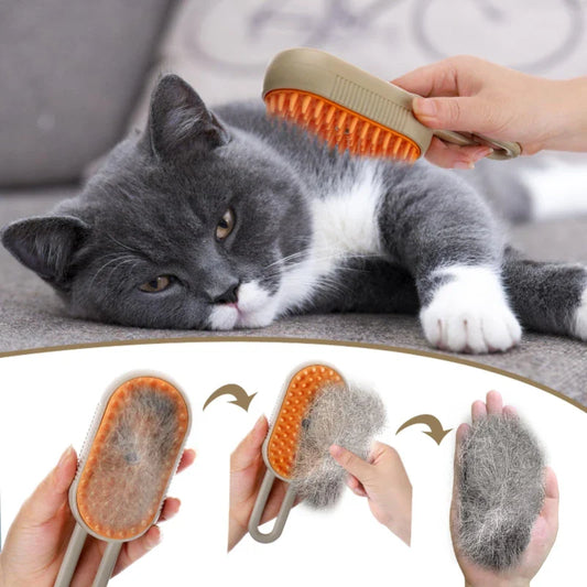 Steam Brush 3in1 Grooming Supplies